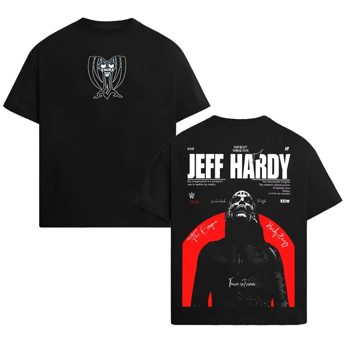 Moda Hardy Camiseta Gráfica de Moda Jeff Hardy Charismatic En TikTok爆款商品分析 - GMV ...
