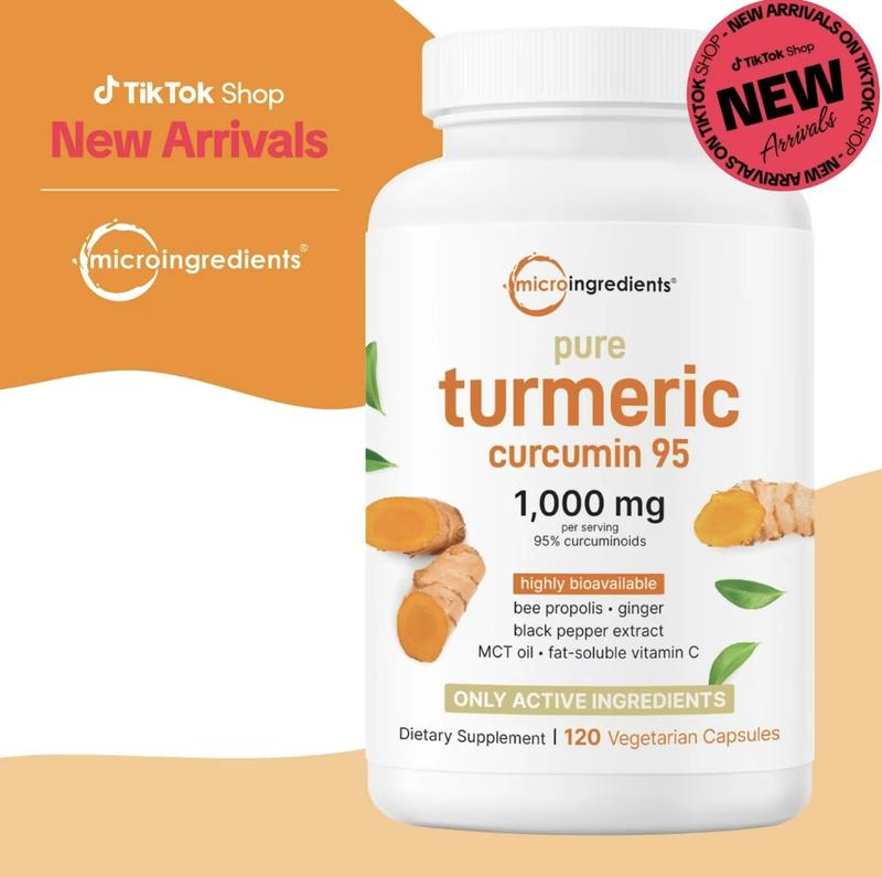 Curcumin Pure Form Pure Turmeric Curcumin Supplement 1,000mgl 95% Cur TikTok爆款商品分析 - GMV ...