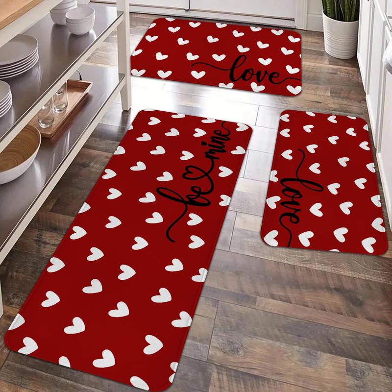 2/3pcs Valentine's Day Kitchen Carpet Set, Featuri TikTok爆款商品分析 - GMV ...