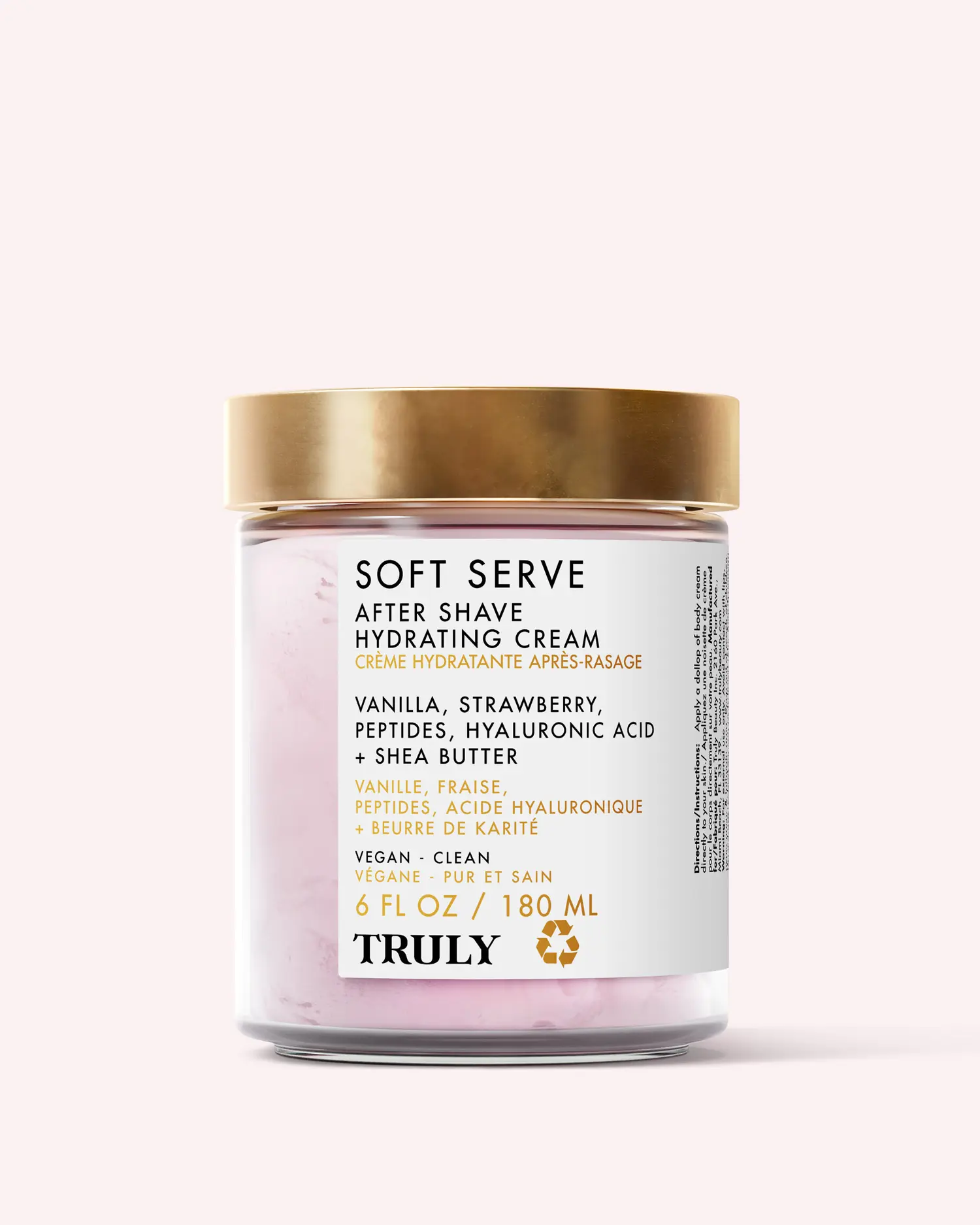 Soft Serve After Shave Hydrating Cream  - Bright Strawberry & Warm Vanilla Scent