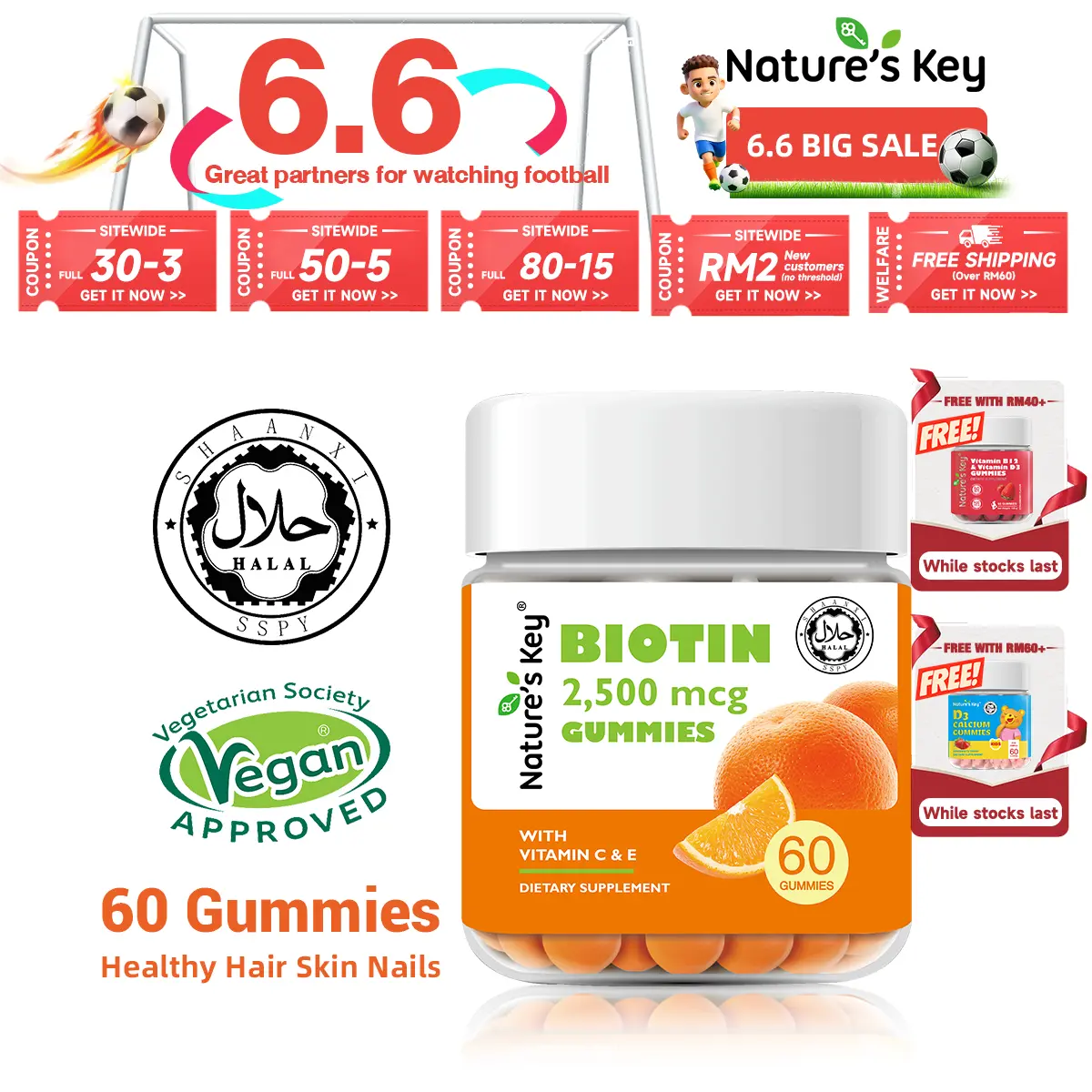[Promote] Nature’s Key Gummies Biotin, membantu ke TikTok爆款商品分析 - GMV ...