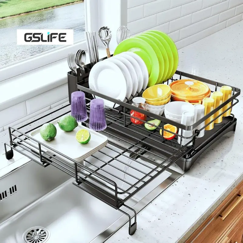 Kitchen Trail Rack GSlife Adjustable Storage Rack Organizer Kitchen D TikTok爆款商品分析 - GMV ...