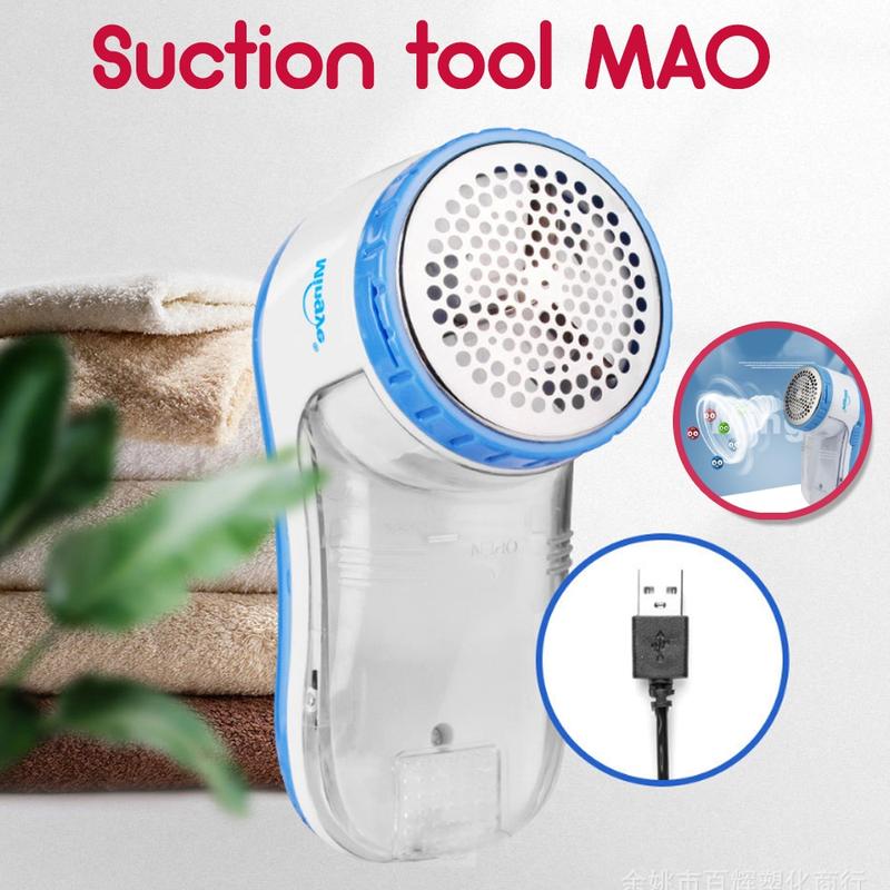 1PC USB Plug Electric Fabric Sweater Clothes Lint Remover Fluff Pellets ...