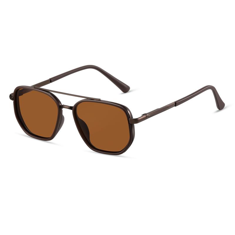 KIMORN Women's Polarized Aviator Sunglasses - Tangle-Free Full Rim Metal Frame Glasses, UV400 Protection, Driving & Beach Use Accessories, Casual Frame Styles for Women, Accessories For Women, Glasses For Women