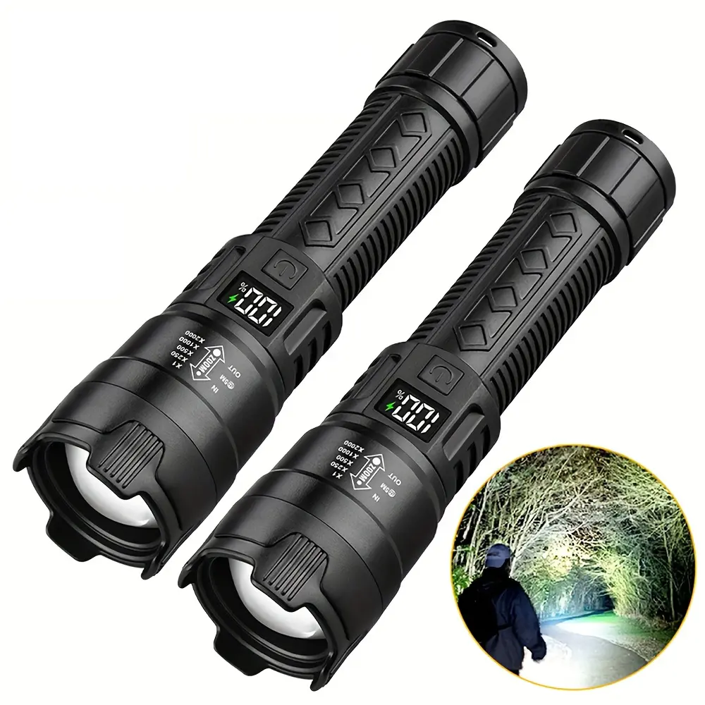 Flashlight Packable 2-Pack Rechargeable LED Flashlights, Portable Zoom TikTok爆款商品分析 - GMV ...