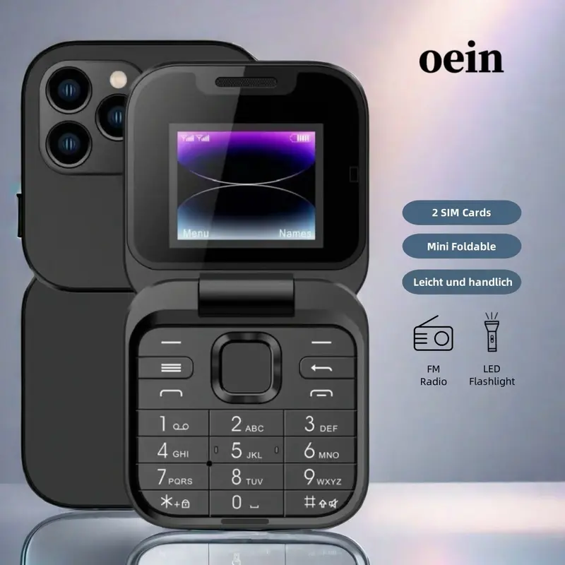 查看[Mini flip folding student and elderly high-definition screen ...