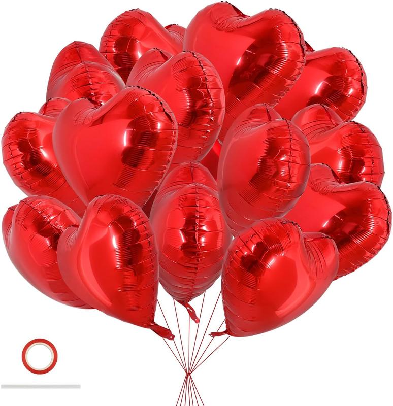 30-Pack 18" Red Heart Foil Balloons – Valentine’s TikTok爆款商品分析 - GMV/销量 ...
