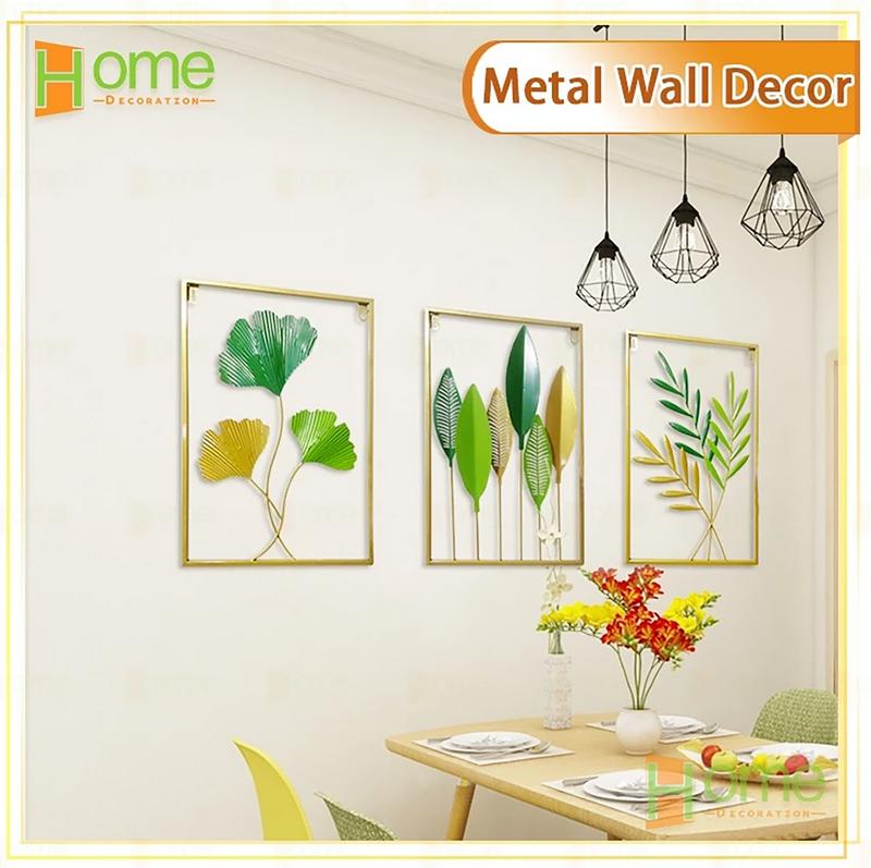 查看[【READY STOCK】40*60cm Metal Leaf Shaped Wall Hanging Decoration ...