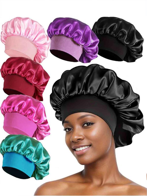 Solid Color Adjustable Satin Bonnet, Sleeping Bonn TikTok爆款商品分析 - GMV ...