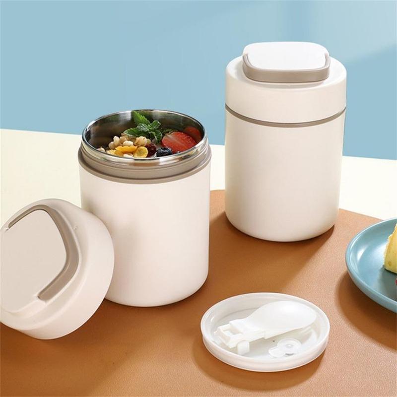 Portable Insulated Lunch Box, 1 Count Breakfast Container With Lid ...