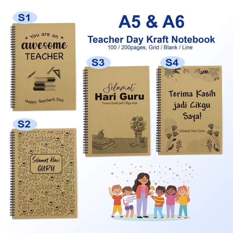 [Ready]A5A6 Teacher's Day 100pages Notebook Buku Nota Terima Kasih ...