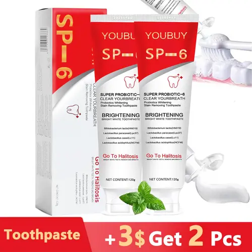 查看[[90% People Choose] 2PCS SP-6 Toothpaste Oral Health Management ...