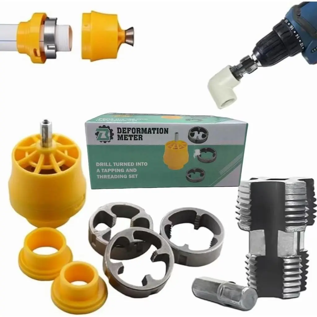 Pipe Thread Tap Kit 查看[【8PCS Plastic Pipe Threading Tap Set,a set of PVC pipe threading ...