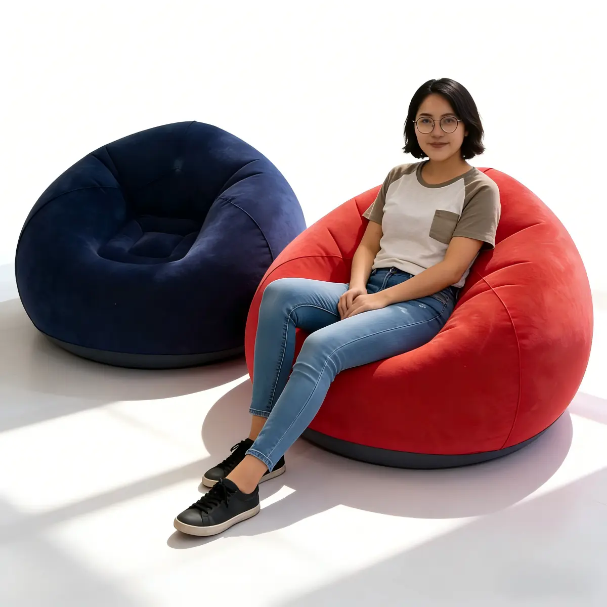 Inflatable Lounge Chair 2 in 1 with Inner and Oute TikTok爆款商品分析 - GMV ...