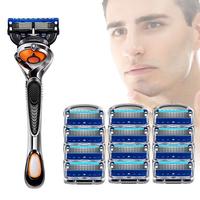 Men's Professional Razor Blade Set, 1 Set Razor Holder & Replaceable ...