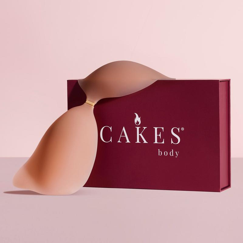 CAKES Body Cleavage Bra™ - Seamless Sculpting Bra with Silicone Cups for Full Cleavage Reusable Matte Finish Ideal for Strapless & Backless Tops Womenswear Basic