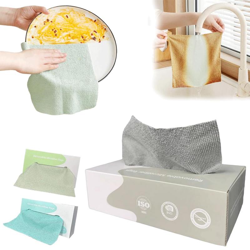 Microfiber Cleaning Cloth Rags in A Box (20 Count) TikTok爆款商品分析 - GMV ...