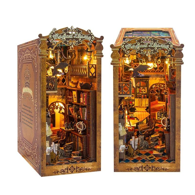 查看[[Magic Library]Book Nook Kit Magic Store Dollhouse Booknook ...