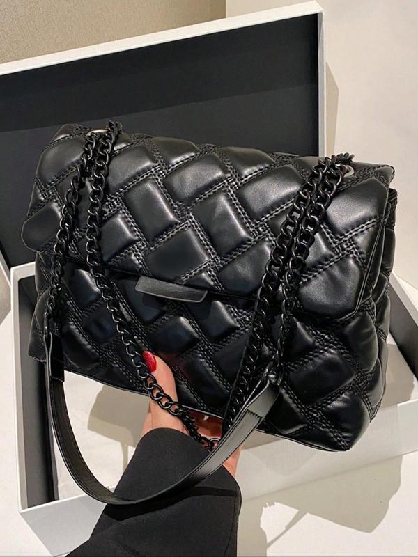 Women's Elegant Quilted Chain Strap Crossbody Bag, TikTok爆款商品分析 - GMV ...
