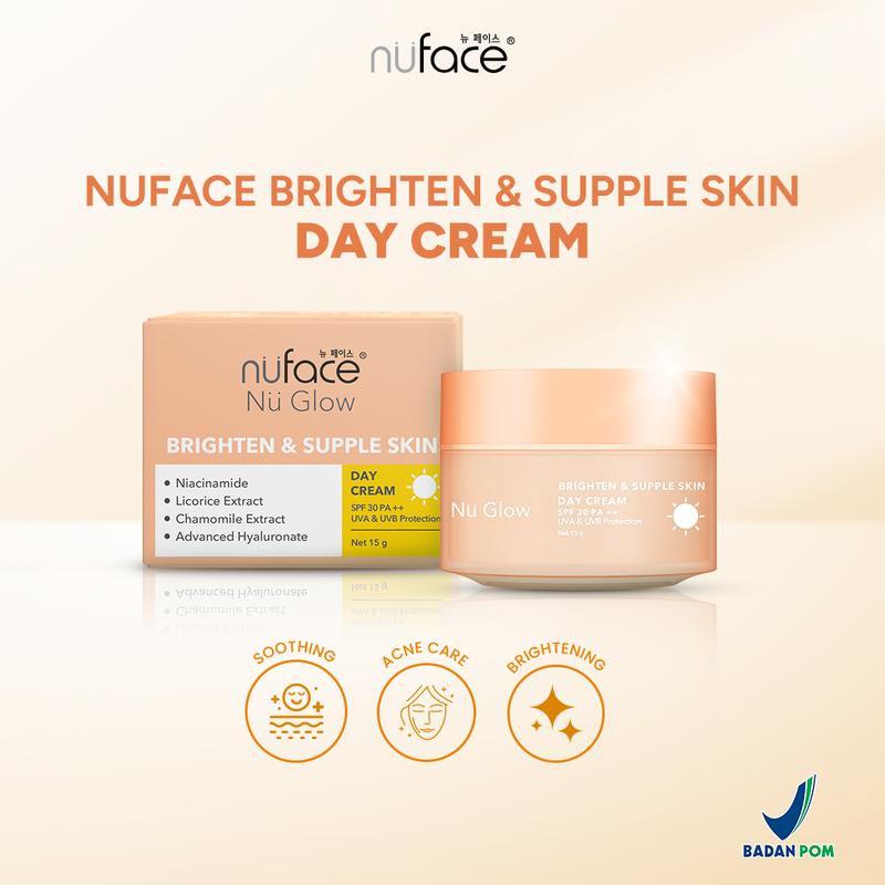 Nuface Nu Glow Brighten & Supple Skin Day & Night Cream