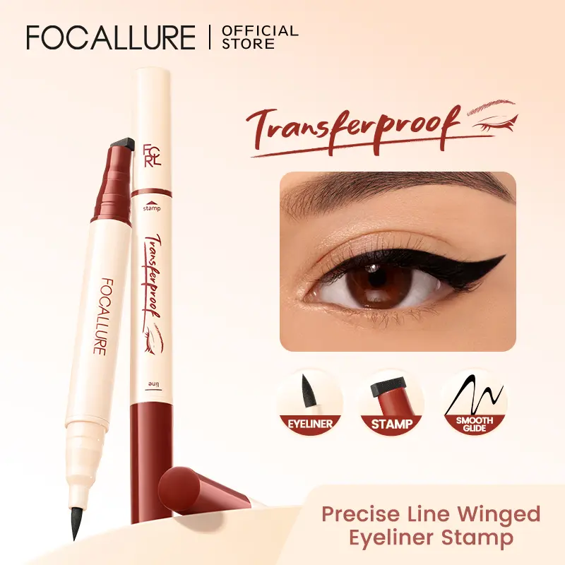 Focallure #TransferproofHero Precise Line Winged Eyeliner Stamp 2-in-1