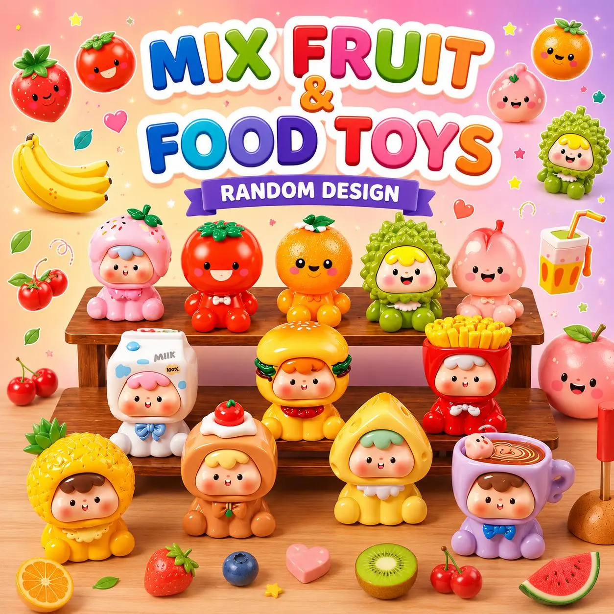 【MIX RANDOM FRUIT AMALILIES & FOOD TOYS】Colorful O TikTok爆款商品分析 - GMV ...