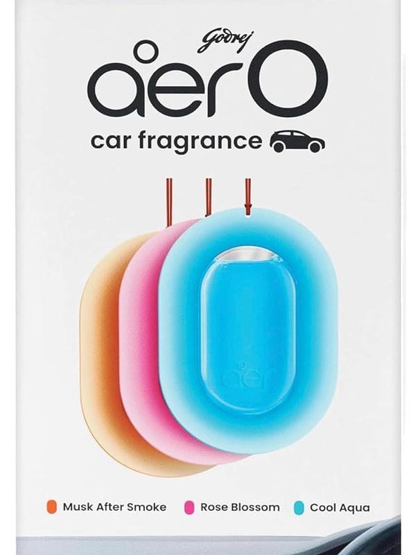 AerO Assorted Hanging Car Freshener Bundle - 3 x 2 (6 Units Total), Interior Decor, Keeps Fresh for 30 Days, None, Default