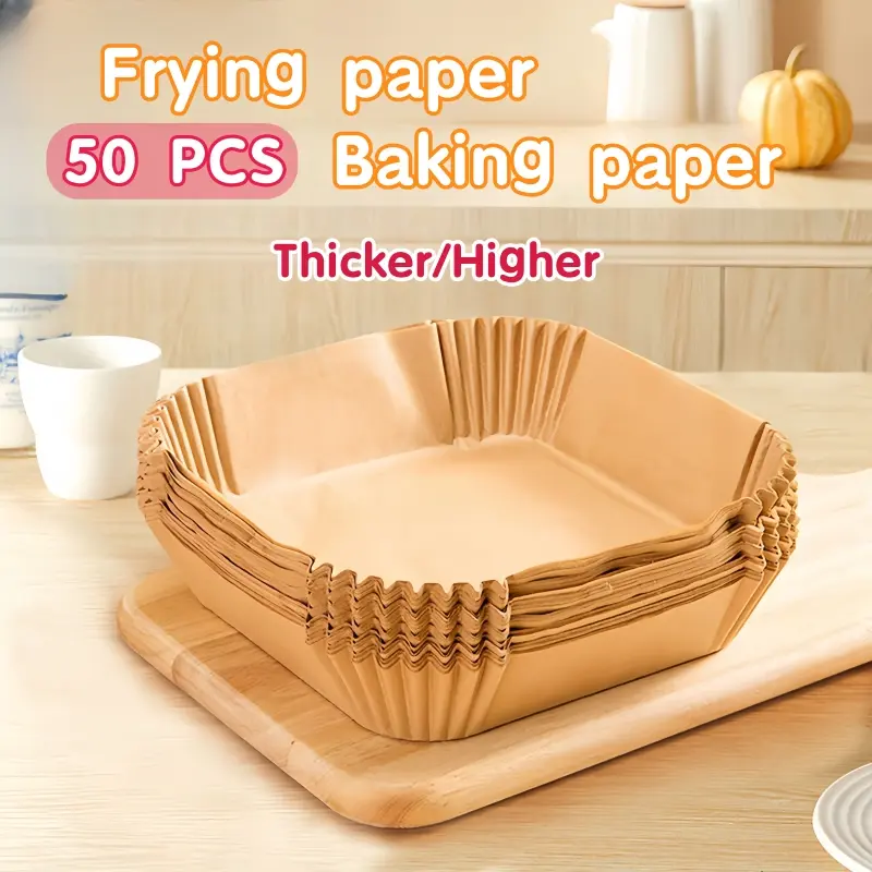 Frying Paper 50PCS Fryer Paper Baking paper Disposable baking p TikTok爆款商品分析 - GMV ...