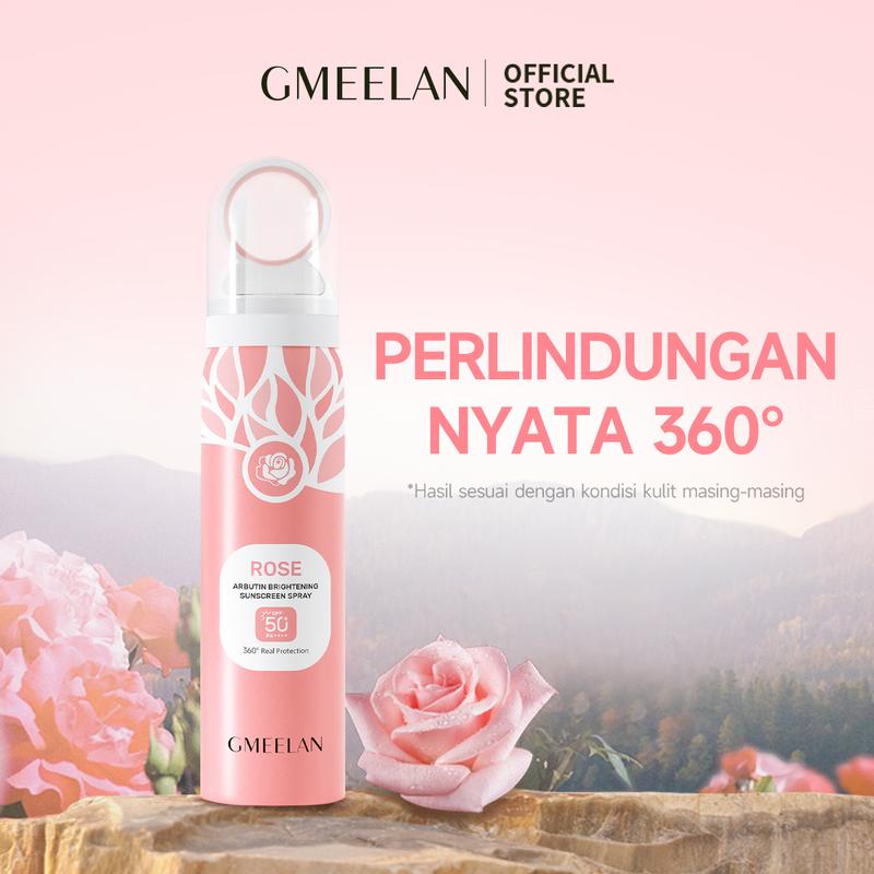 GMEELAN Centifolia Rose Arbutin Sunscreen Spray SPF50+ PA++++