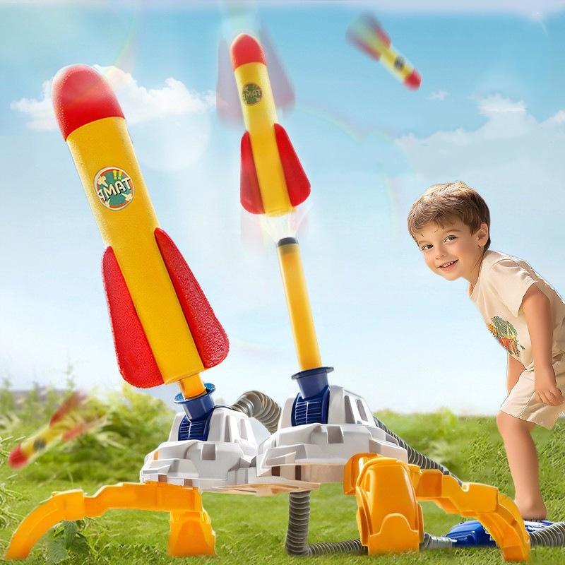 Rocket Spring Toy 查看[Rocket Launcher Toys – Light-Up Glow Foam Rockets & Adjustable ...