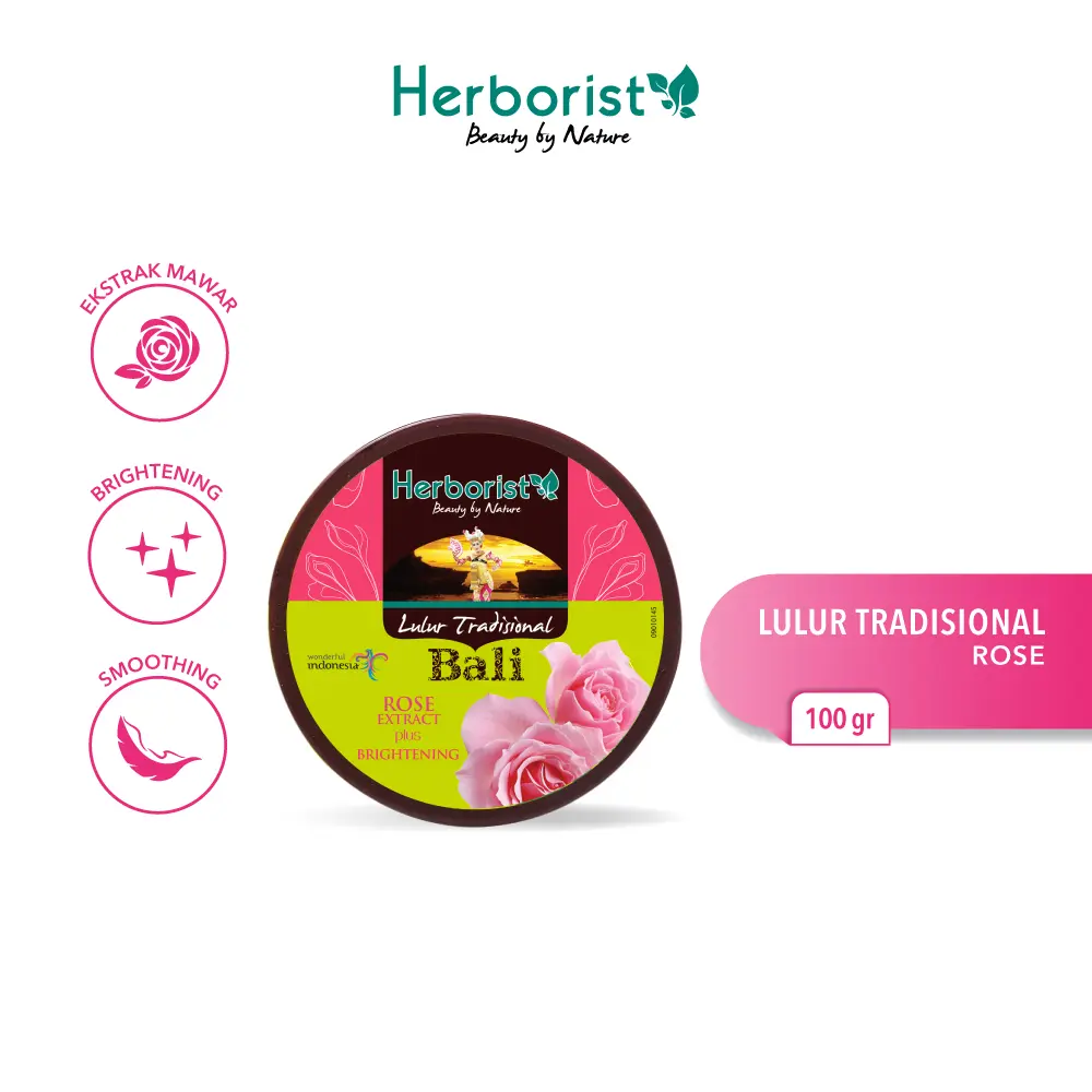 Herborist Lulur Tradisional Bali Rose