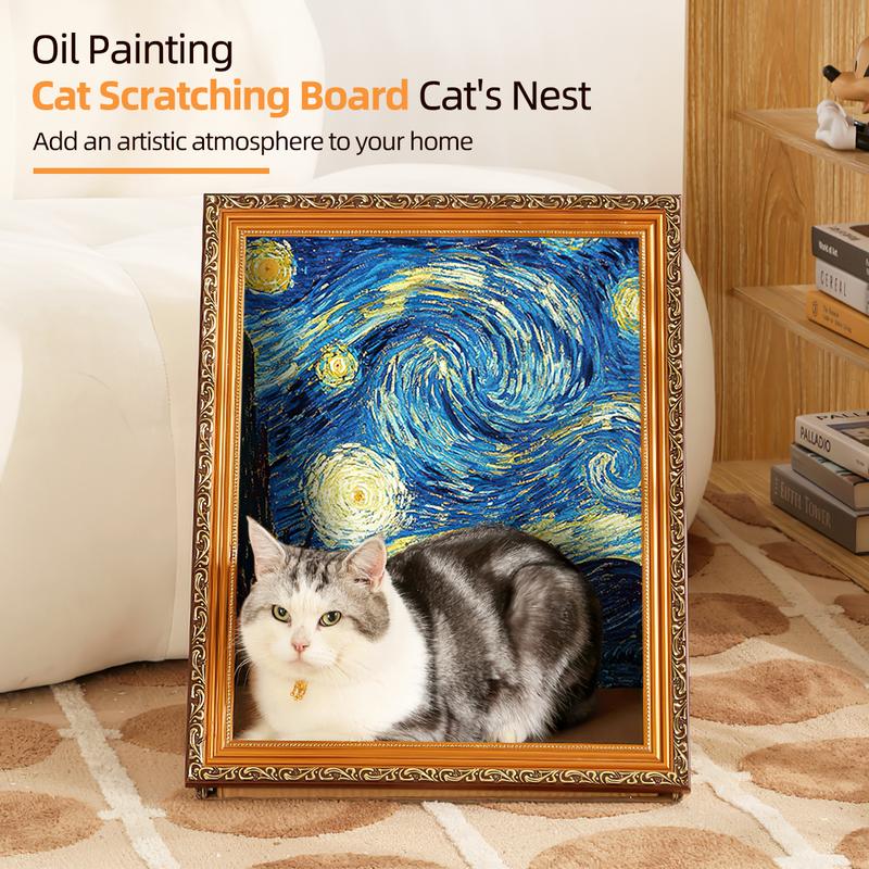 DIY 3D Frame Cat House With Scratching Board Cat Living In Famous diy-3d-frame-cat-house-with-scratching-board-cat-living-in-famous