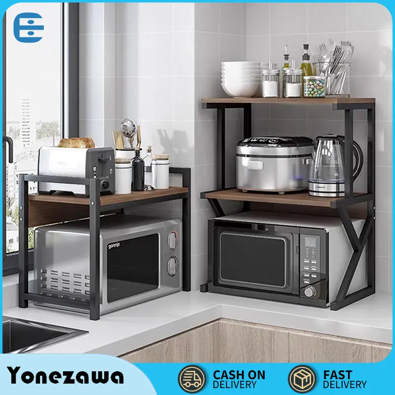 New 2 Layers Wooden Kitchen Racks Multi-purpose St TikTok爆款商品分析 - GMV ...