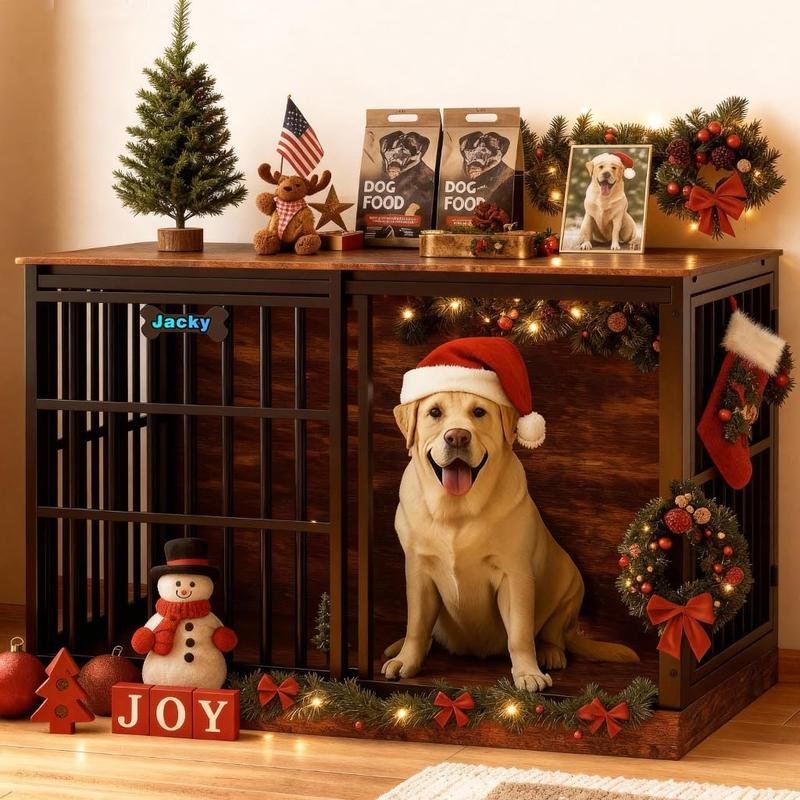 Furniture for Large Dogs, Indoor Wooden Dog Kennel TikTok爆款商品分析 - GMV ...