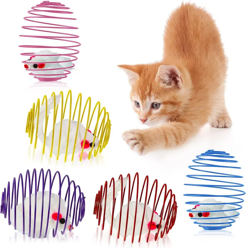 Spring Roll Cat 5 Pcs Cat Spring Balls Stretchable Cat Springs Toy TikTok爆款商品分析 - GMV ...