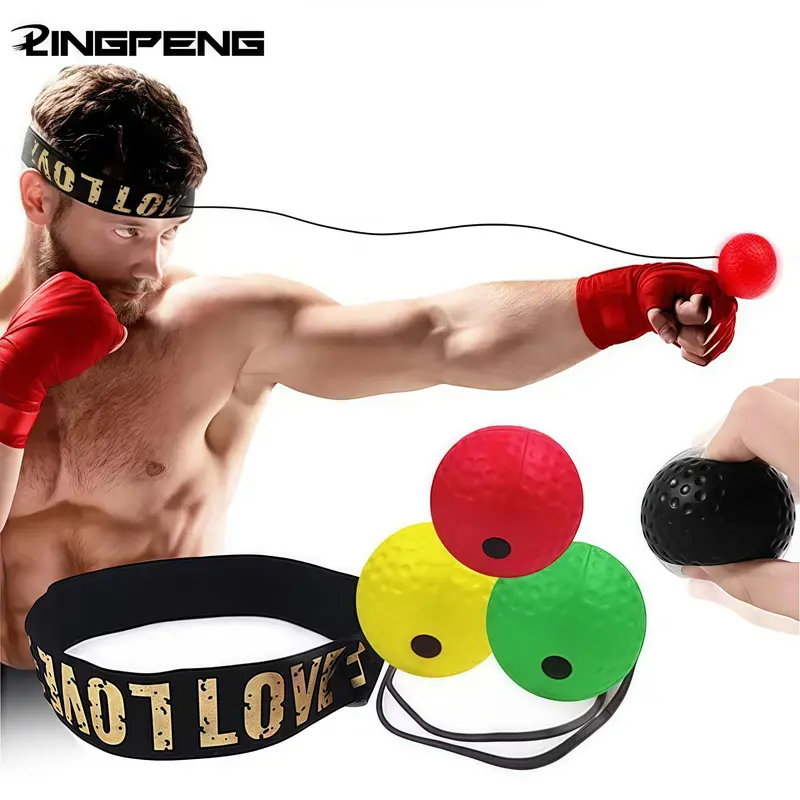 查看[Head-Mounted Boxing Reflex Ball, Multiple Difficulty Levels, Speed ...
