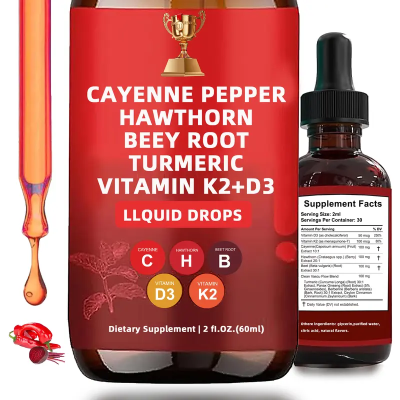 2025 Cayenne Pepper Drops, Cayenne Pepper, Cayenne Pepper Extract, Cayenne Pepper Supplements, Aeluro Cayenne Drops, 60ml Cayenne Pepper Drops, Aeluro Cayenne Pepper Drops, Cayenne Pepper Liquid Drops