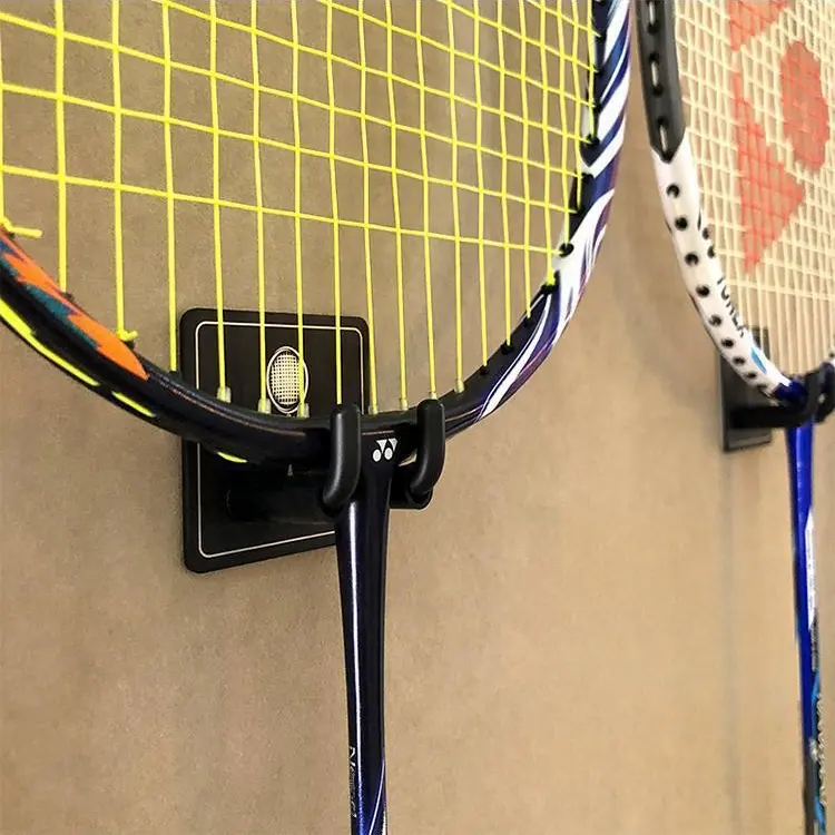 Badminton Racket Display Rack Badminton Racket Hook 2pcs, Fourgrids Magnetic Rack Equipment Storage ...