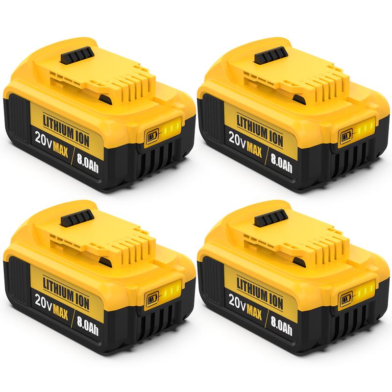 Dcb080 4Pack 8.0Ah Lithium Replacement for Dewalt 20V Bat TikTok爆款商品分析 - GMV ...