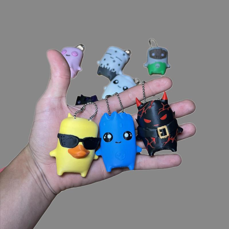 Gaming Blob Keychains