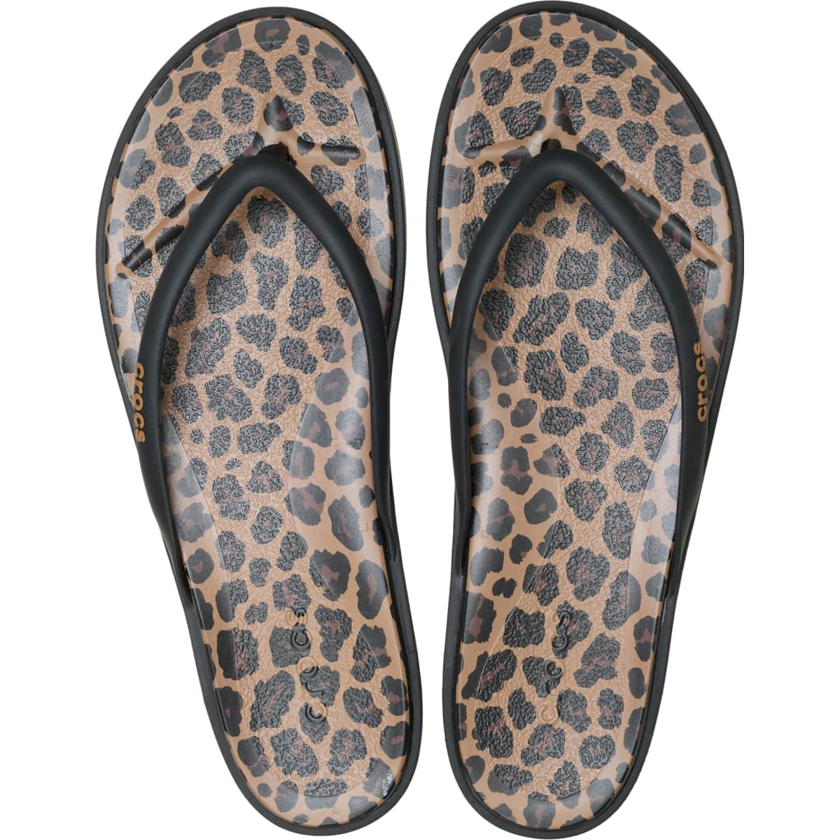 Crocs Women's Miami Round Toe Flip Flops, Summer Sandals - Floral and Animal Prints