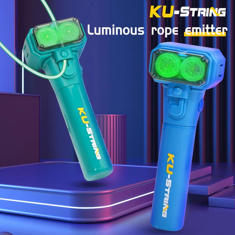 查看[Handheld Fun Stress Reliever Electronic Rope Launcher Toy, The Glow ...