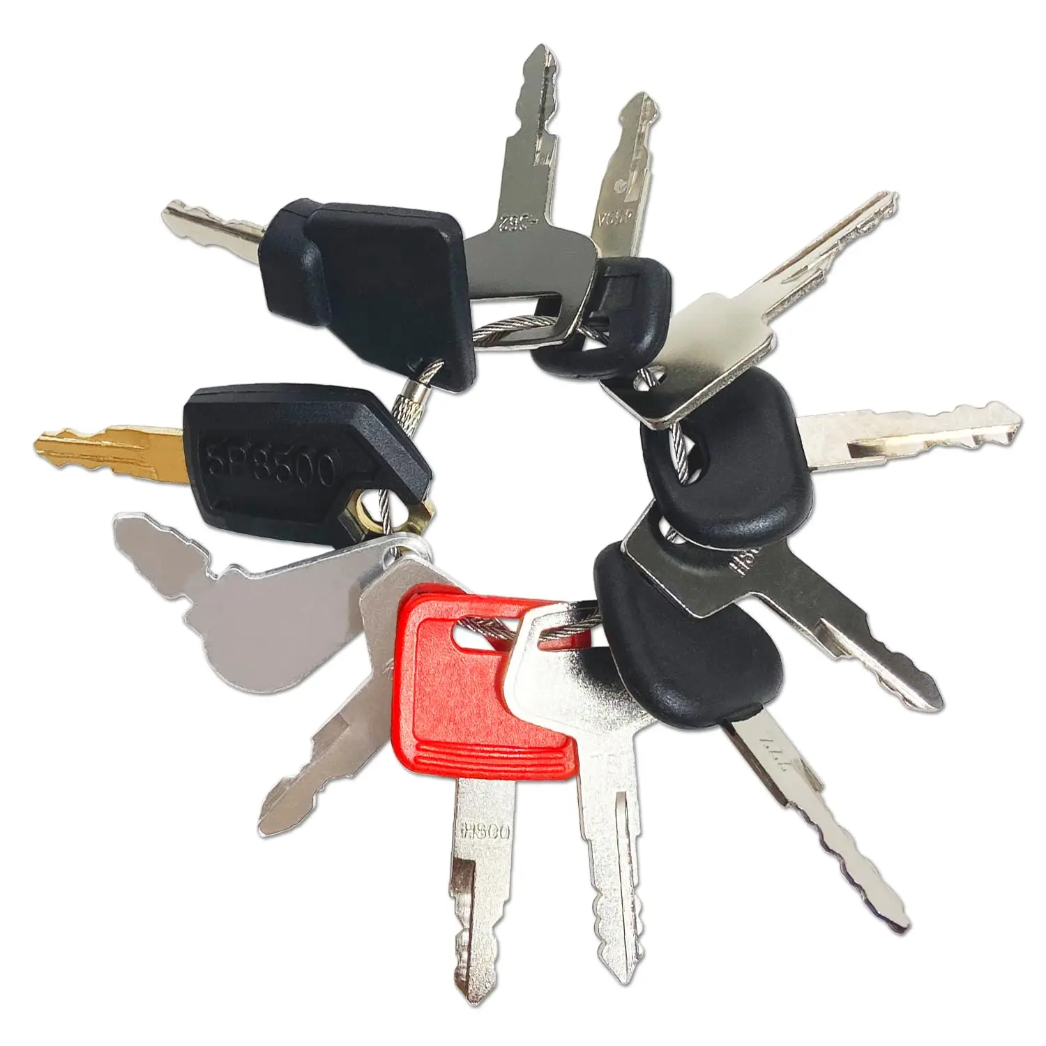 12-Piece Ignition Key Set for Heavy Construction E TikTok爆款商品分析 - GMV ...