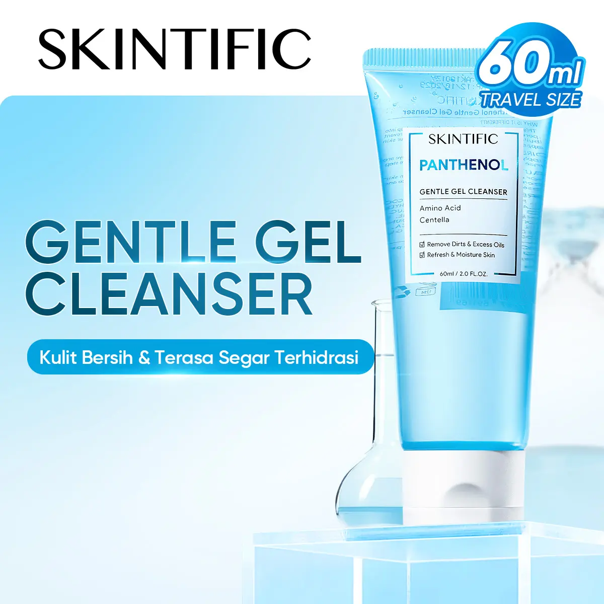 SKINTIFIC Panthenol Gentle Gel Cleanser