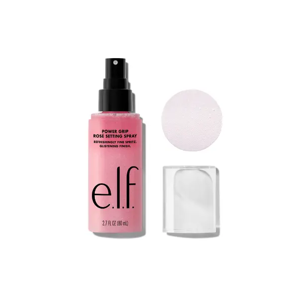 e.l.f. Power Grip Rosé Makeup Setting Spray, Cosmetic Long-Lasting Fixing Spray for Makeup Locking