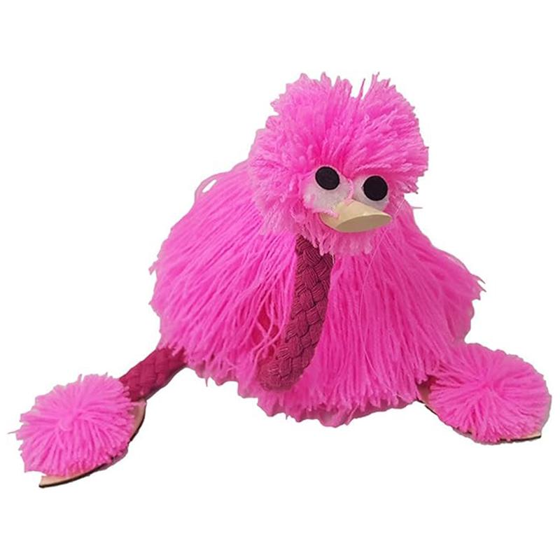 Ostrich Marionette Toy - Hand Made Interactive Puppet for Cats - String ...