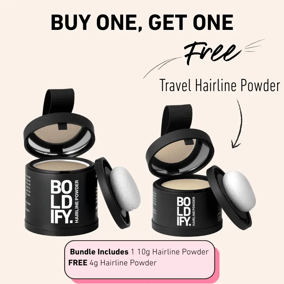 Buy 1 Get 1 Free Hairline Powder (10g + Free 4g) | Color Match Guarantee | Hairline Shaping & Root Cover-Up Powder, Hair Styling Powder, Hair Product
