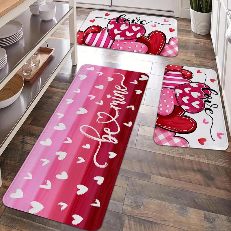 2/3pcs Valentine's Day Kitchen Carpet Set, Pink St TikTok爆款商品分析 - GMV ...