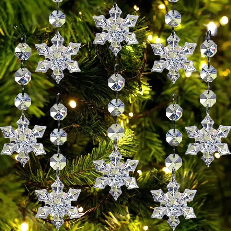 10pcs Christmas Transparent Hanging Decorations, A TikTok爆款商品分析 - GMV ...