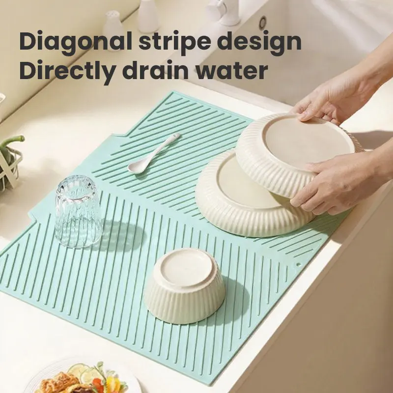 Kitchen Silicone Drain Mat Anti Slip Insulation Ma TikTok爆款商品分析 - GMV ...